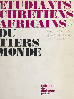 cover image of Étudiants chrétiens africains du tiers-monde